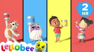 Painting the Barn Song | Lellobee  Rishi & Ella's Preschool Playhouse | Preschool Education