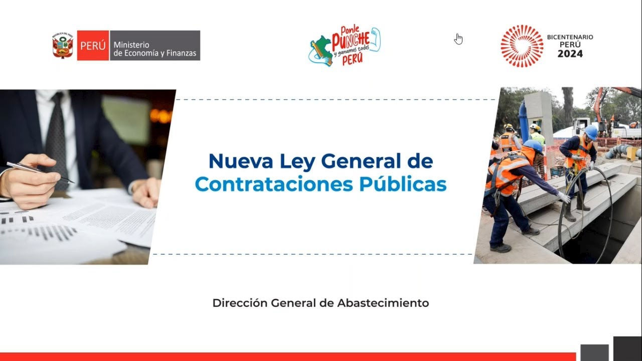 Nueva Ley General de Contrataciones Públicas