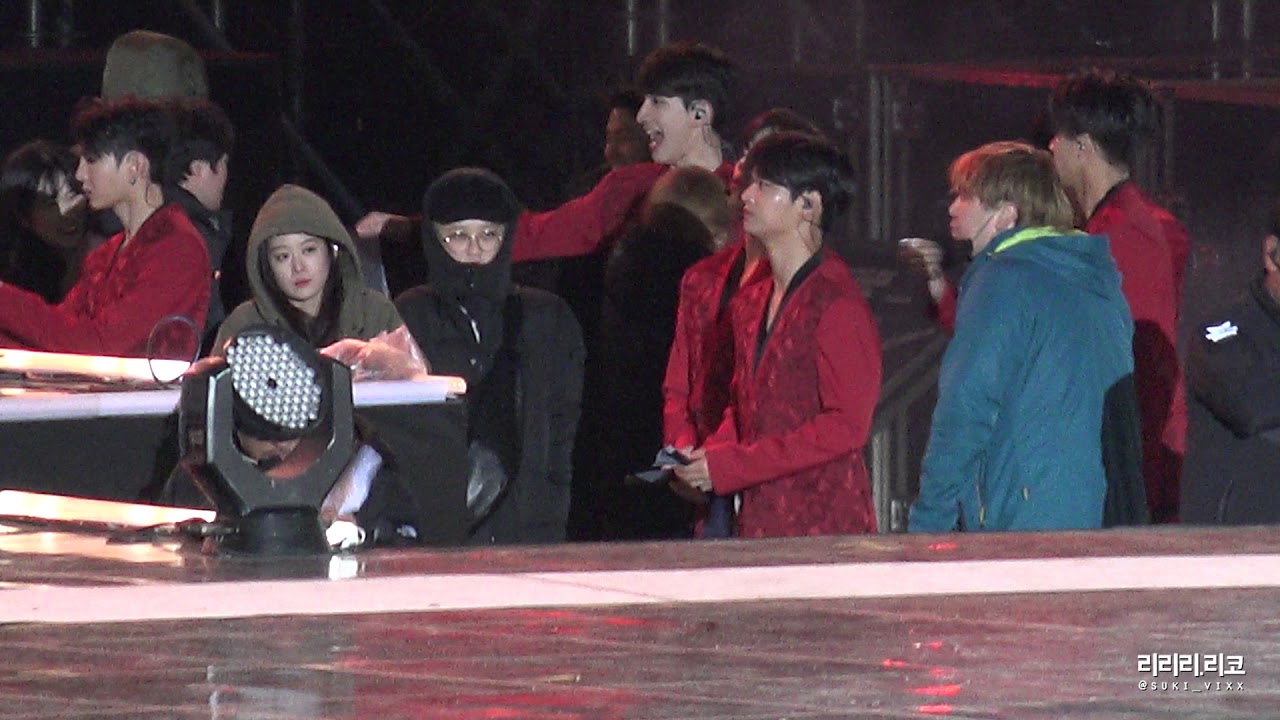 171104 빅스 - 평창 드림콘서트 대기 - 너무 추워 (효자 한상혁)