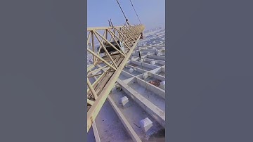 Tower Crane working karty hoye sewing me. #shorts #subscribe #youtube #youtubeshorts #towercrane