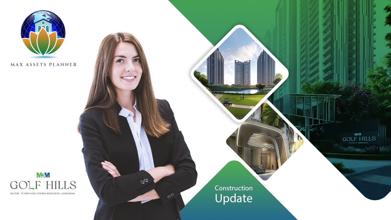 ✨M3M GOLF HILLS CONSTRUCTION UPDATE AUG.25 ✨ 