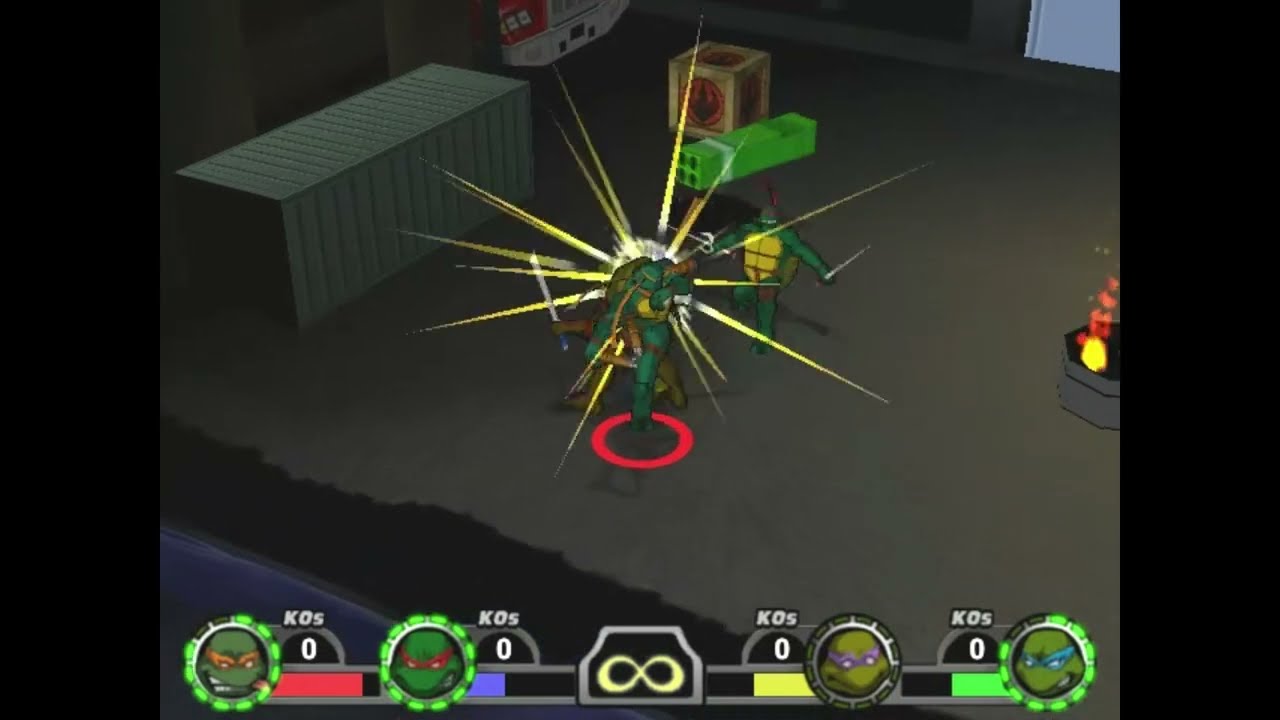 Michelangelo is UNSTOPPABLE in TMNT Melee (1v3 Hard Mode) #tmnt #michelangelo #cooking #challenge