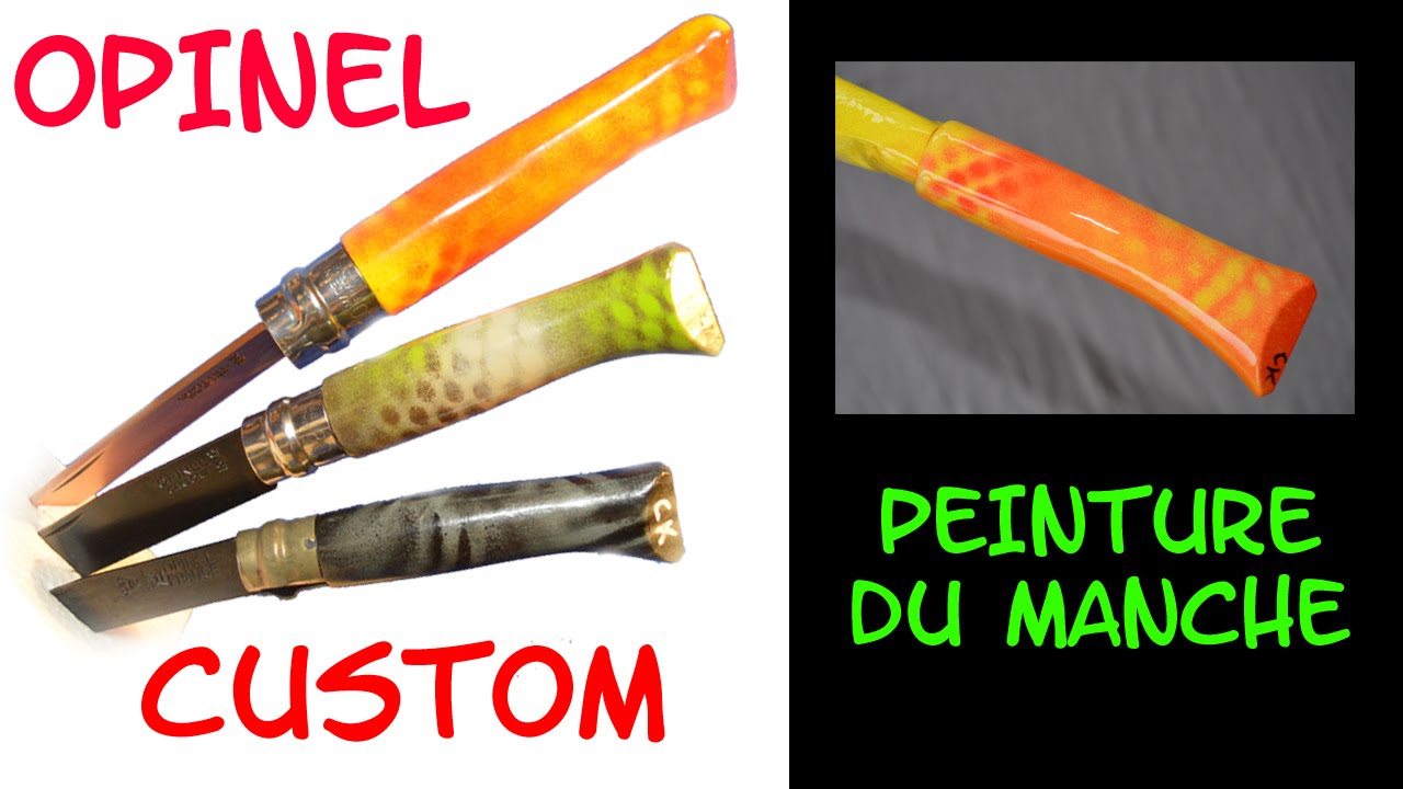 OPINEL CUSTOM: peinture du manche