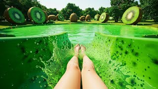 Satisfying AI ASMR Magical Waterslide – Surreal Slides of Many Materials (Part 80) screenshot 4
