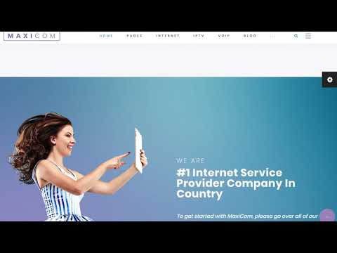 Maxicom - Internet Company HTML Template