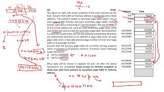 Solution to virtual memory and cache practice problem