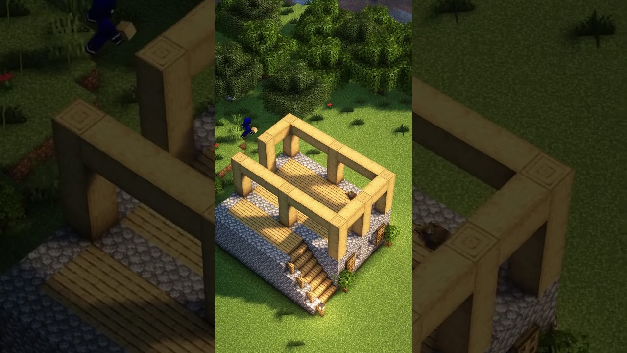 Minecraft Easy Starter House🏠 