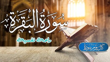 راحة نفسية - سورة البقرة ( كاملة ) بصوت القارئ اياد مهرة