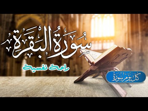 راحة نفسية سورة البقرة كاملة بصوت القارئ اياد مهرة