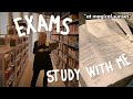 Business Student Exam Season 🇬🇧📚 Study With Me | Vlog