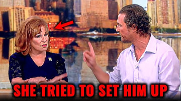 Matthew McConaughey SHUTS DOWN Joy Behar After She Asked THIS One Question