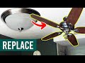 Converting Ceiling Fan To Light Fixture - How To Replace A Ceiling Fan With A Light Fixture Ceiling Fan Repair Youtube / Some people love ceiling fans — others don't care for them.