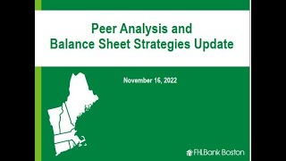 Peer Analysis and Balance Sheet Strategies Update November 2022
