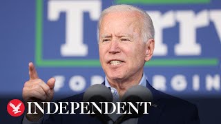 Watch again: Biden campaigns for Virginia gubernatorial candidate