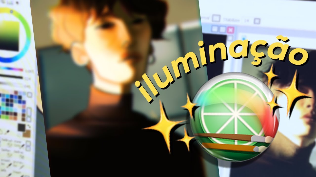 tutorial de iluminação no PAINT TOOL SAI - YouTube
