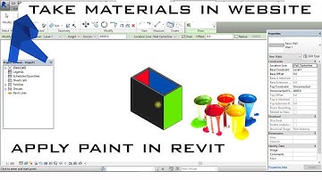 APPLYING PAINT MATERIALS IN REVIT | WEBSITE | DOWNLOAD MATERIALS FOR REVIT