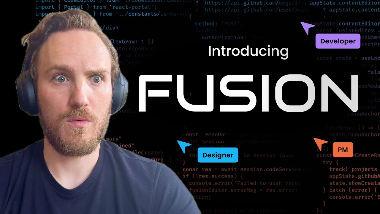 Introducing Fusion: it's like Figma and Cursor had a baby