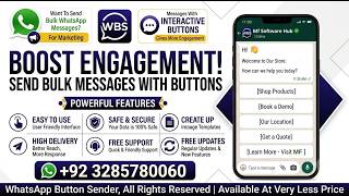 WhatsApp Button Sender – Advanced Bulk Button Messaging Software 2026   WhatsApp Bulk Messaging Tool screenshot 5