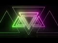 4k Colored Neon Triangles 2