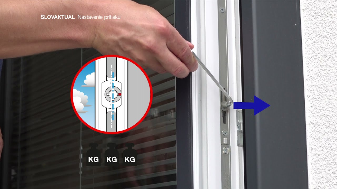 Ako nastaviť prítlak plastového okna -  SLOVAKTUAL