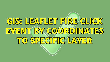 GIS: Leaflet fire click event by coordinates to specific layer