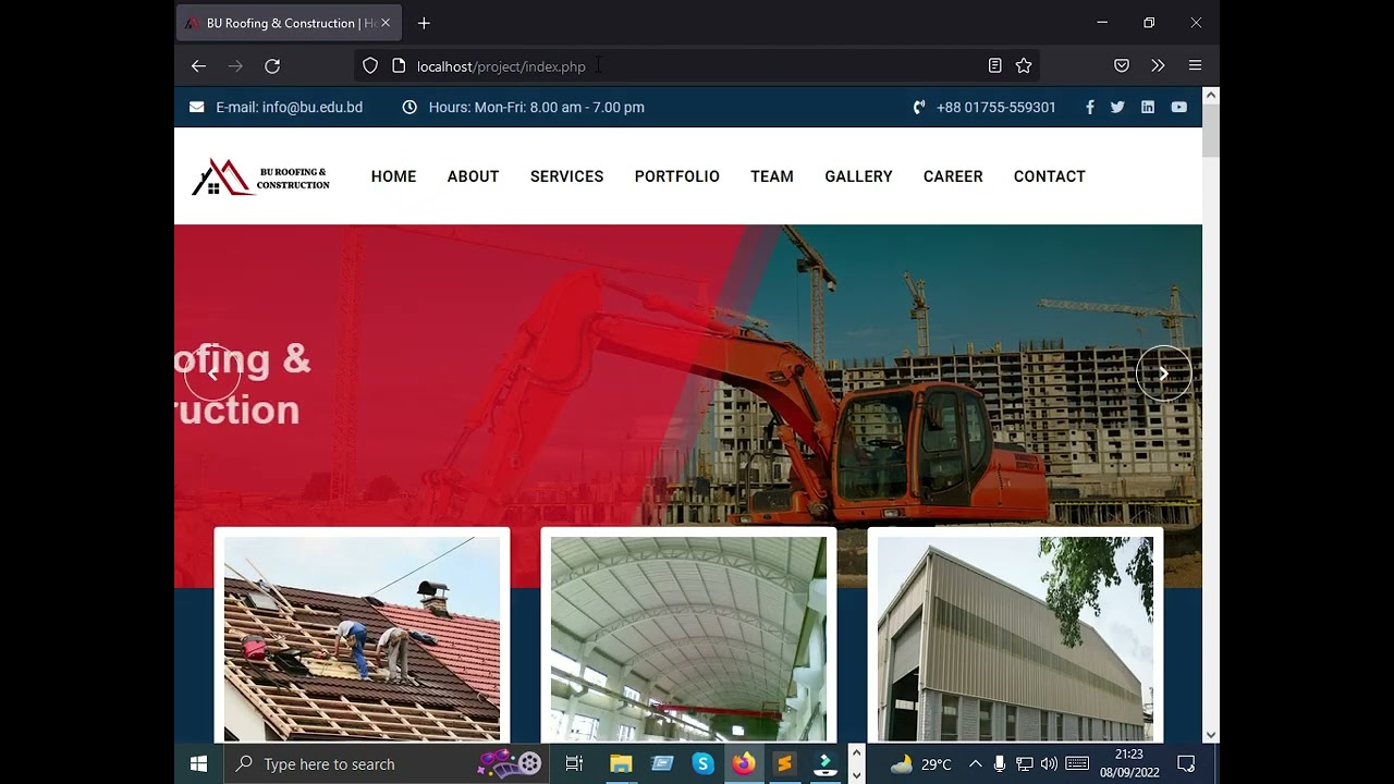 BU CSE 55 Batch Web Project/HTML file To PHP file Conversion