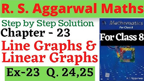 R. S. Aggarwal Maths Class 8 Exercise 23 Questions 24,25