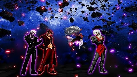 Blood Yagami LV2 y Orochi K Shura VS Devourer Element [Request Match] KOF MUGEN