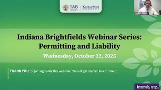 Indiana Brightfields Webinar Series - Brightfields 201: Permitting and Liability