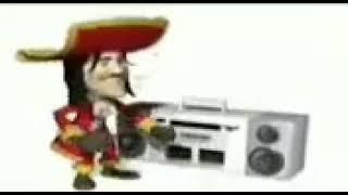 Пират танцует под музыку из магнитофона | ORIGINAL