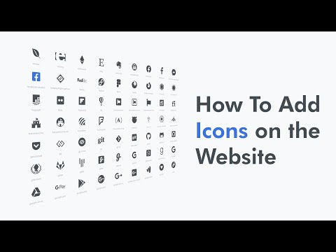 Video: How To Put Icons On The Site