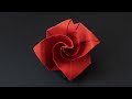 Easy origami rose  simple paper flower