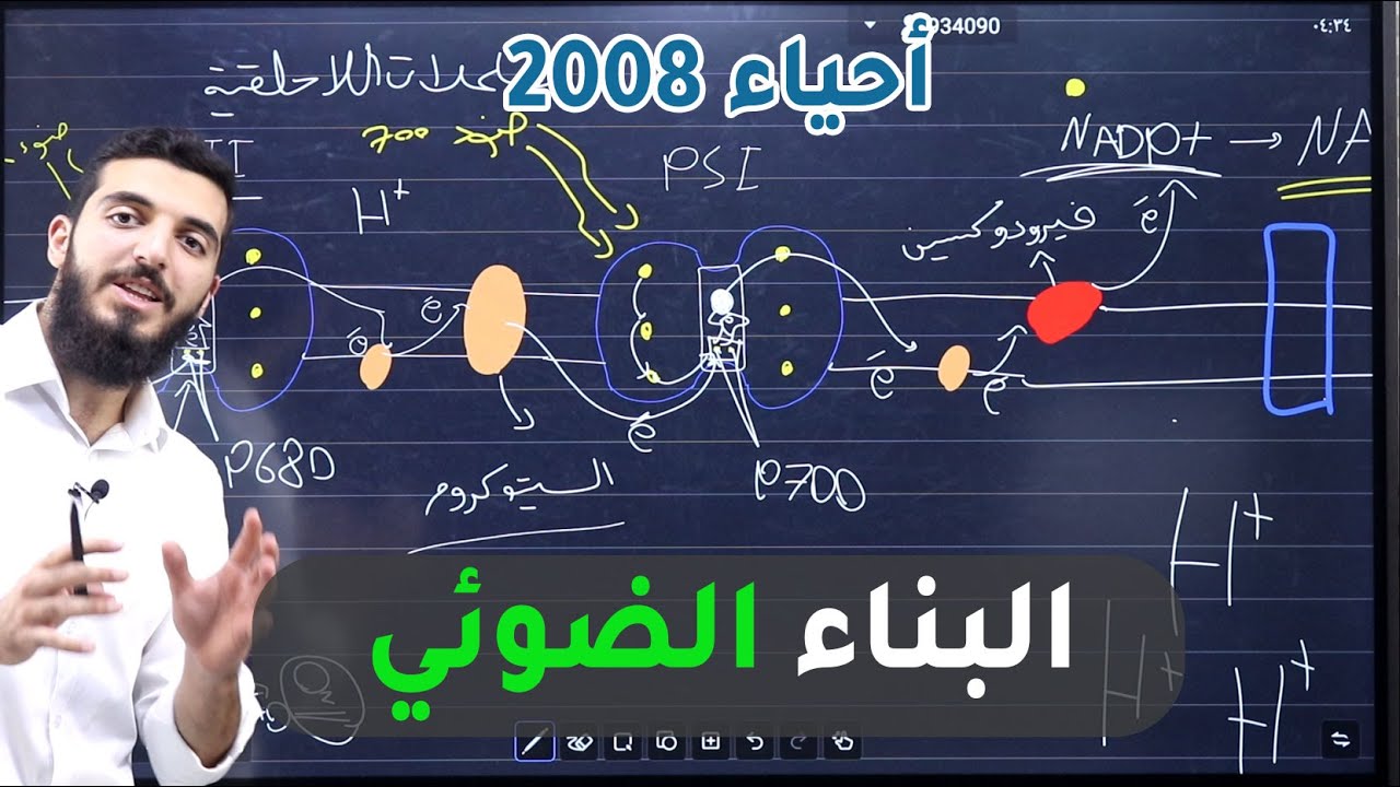 أحياء 2008 - (7): البناء الضوئي 💡🪴 |  الدكتور عبدالله الكوفحي