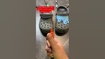 #shorts #viral #fyp #trending #posca #poscamarkers CUSTOM CROCS WITH POSCA MARKERS! Be sure to like!