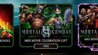 FREE MKII MOVIE CELEBRATION GIFT OPENING MORTAL KOMBAT MOBILE GAMEPLAY screenshot 3