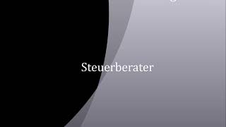 Steuerberater | deutsch - englisch