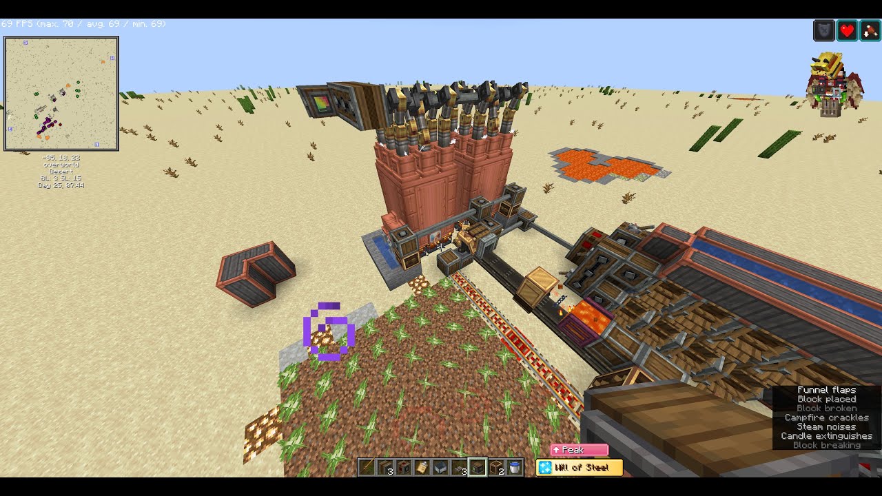 Minecraft Create mod 機械動力模組教學(新手向)----單區塊全自動蒸汽機