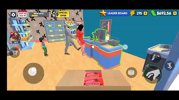 dealing with beautiful customers Toy mart supermarket simulator games #toymart #supermarketgame
