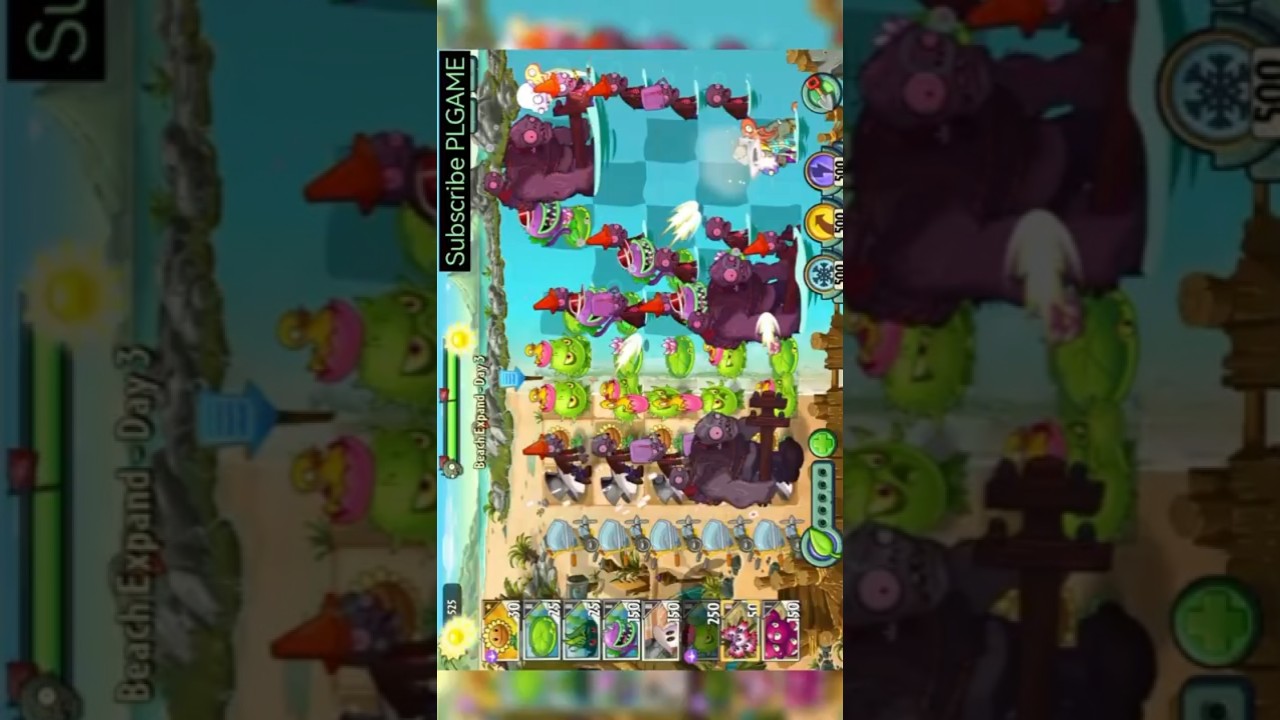 PVZ2 Shuttle Beach Day 3 EXPANDED! 🌊🚀 Zombie Chaos Gets INSANE 😱 