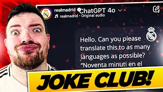 Real Madrid Is A Joke 90 Minutes In The Bernabeu Is Very Long