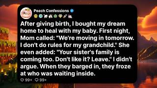 After giving birth, I bought my dream home to heal with my baby. On our very first night there...