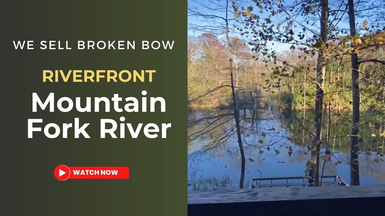 RIVERFRONT Cabin on Mountain Fork River in Broken Bow Oklahoma