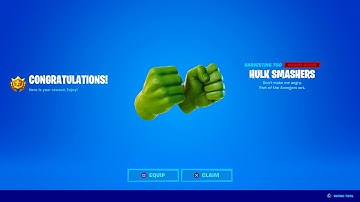 HOW TO GET HULK SMASHERS PICKAXE IN FORTNITE!