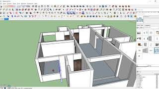 How to add doors, windows and any component into your sketchup file?