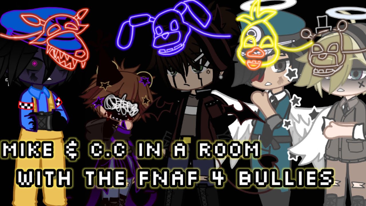 Mike & C.C in a room with the FNAF 4  Bullies for 24 hours||FNAF||