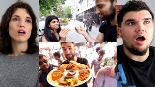 LIVING on $1 INDIAN STREET FOOD for 24 HOURS! Reaction