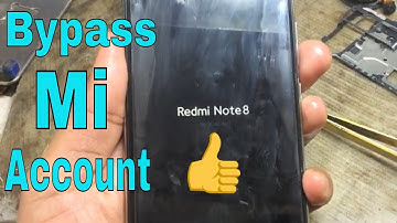 Redmi Note 8 Bypass Mi Account Remove Offline Easy Jtag Plus