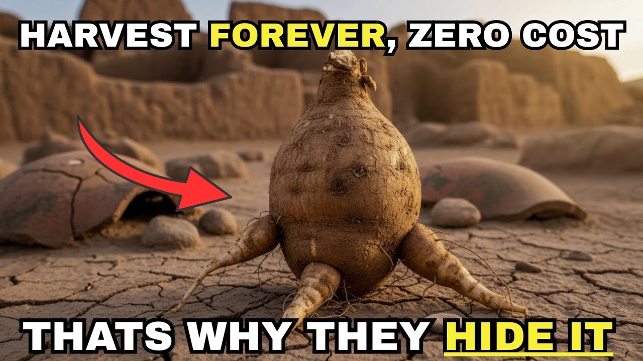 Harvest Forever, Zero Cost: The Root They Hid to Control Your Food Supply