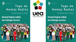 Tago de HOMAJ RAJTOJ: mesaĝo UEA 2025