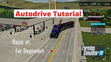 FS22 Green Valley Nebraska  TUTORIAL 1 Autodrive For Beginners Simple Course